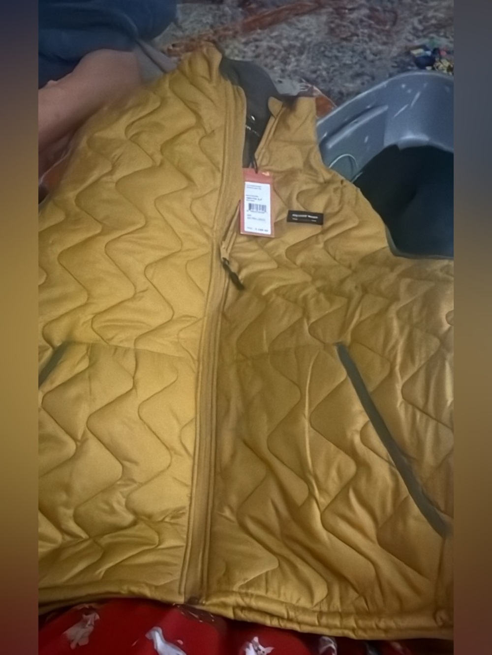 Southern Marsh Mustard Quilted Vest